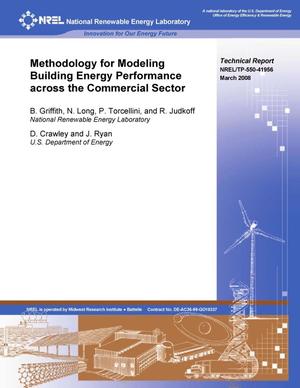 Methodology for Modeling Building Energy Performance across the Commercial Sector