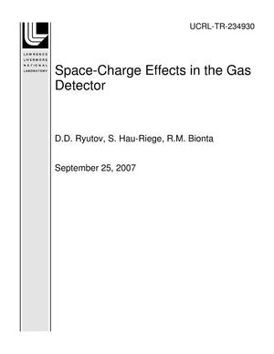 Space-Charge Effects in the Gas Detector