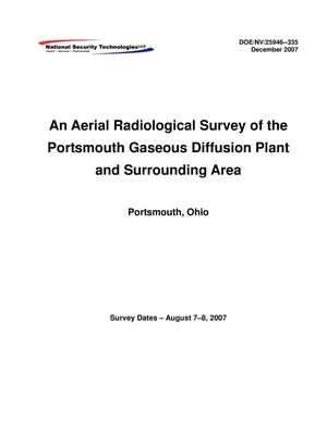 An Aerial Radiological Survey of the Portsmouth Gaseous Diffusion Plant and Surrounding Area, Portsmouth, Ohio