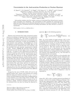 Uncertainties in the Anti-neutrino Production at Nuclear Reactors