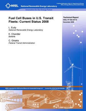 Fuel Cell Buses in U.S. Transit Fleets: Current Status 2008