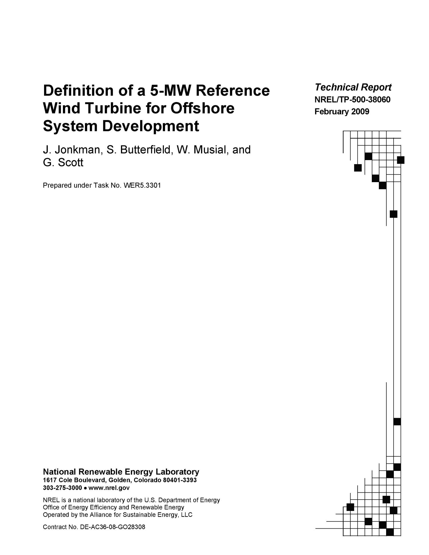Definition of a 5-MW Reference Wind Turbine for Offshore System Development
                                                
                                                    [Sequence #]: 2 of 75
                                                