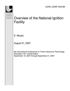 Overview of the National Ignition Facility