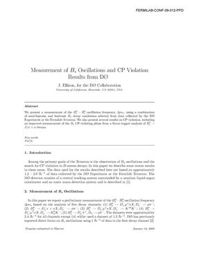 Measurement of B_s Oscillations and CP Violation Results from D0