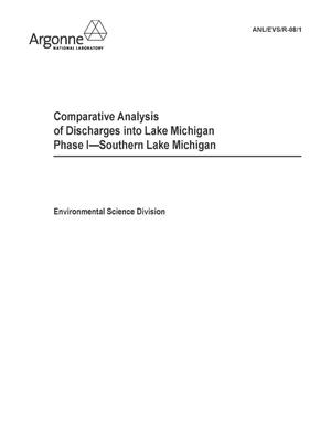 Comparative Analysis of Discharges Into Lake Michigan, Phase I - Southern Lake Michigan.