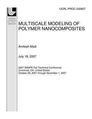 MULTISCALE MODELING OF POLYMER NANOCOMPOSITES