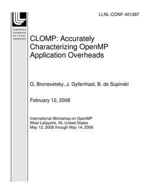 CLOMP: Accurately Characterizing OpenMP Application Overheads