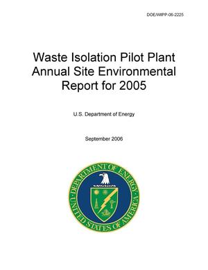 Waste Isolation Pilot Plant 2005 Site Environmental Report
