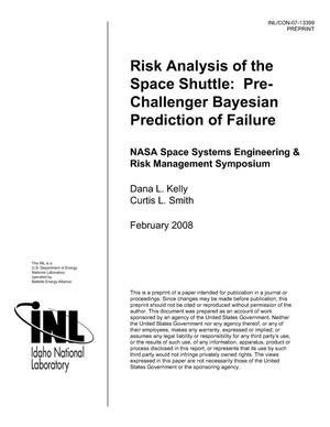 Risk Analysis of the Space Shuttle: Pre-Challenger Bayeisan Prediction of Failure