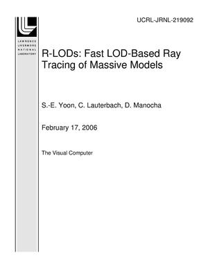 R-LODs: Fast LOD-Based Ray Tracing of Massive Models