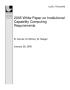 Report: 2005 White Paper on Institutional Capability Computing Requirements