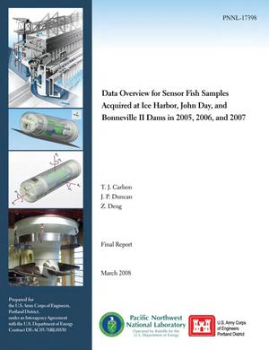 Data Overview for Sensor Fish Samples Acquired at Ice Harbor, John Day, and Bonneville II Dams in 2005, 2006, and 2007