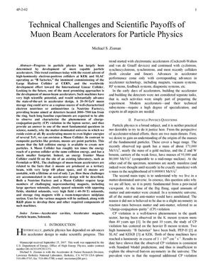 Technical Challenges and Scientific Payoffs of Muon BeamAccelerators for Particle Physics