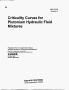 Report: CRITICALITY CURVES FOR PLUTONIUM HYDRAULIC FLUID MIXTURES