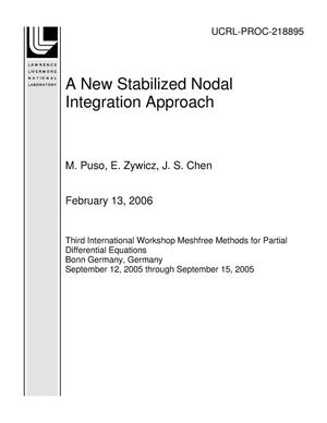 A New Stabilized Nodal Integration Approach