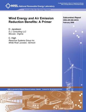 Wind Energy and Air Emission Reduction Benefits: A Primer