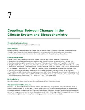 Couplings between changes in the climate system and biogeochemistry