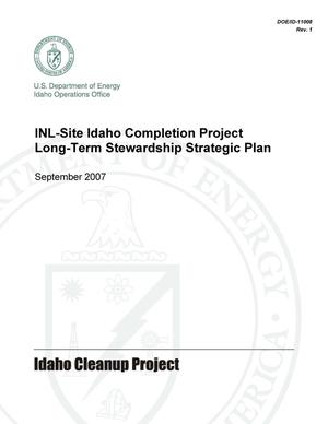 INL-Site Idaho Completion Project Long Term Stewardship Strategic Plan