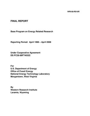 Base Program on Energy Related Research