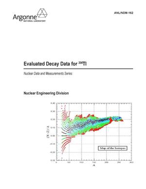 Evaluated Decay Data for 206TI.