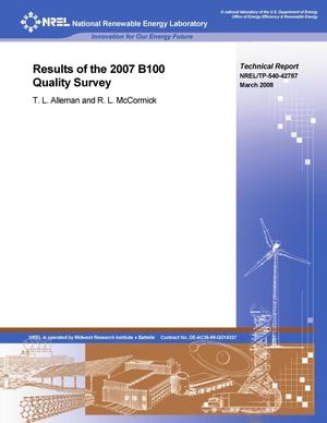 Results of the 2007 B100 Quality Survey