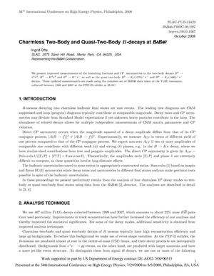 Charmless Two-Body and Quasi-Two-Body B-decays at BABAR