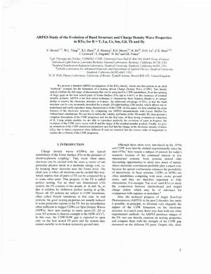 ARPES study of the evolution of band structure and charge density wave properties in RTe3 ( R=Y , La, Ce, Sm, Gd, Tb, and Dy)