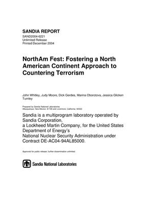 NorthAm Fest : fostering a North American continent approach to countering terrorism.