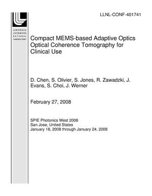 Compact MEMS-based Adaptive Optics Optical Coherence Tomography for Clinical Use