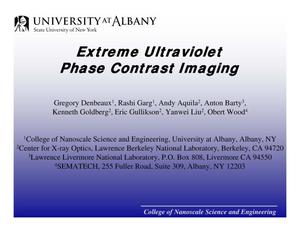 Extreme Ultraviolet Phase Contrast Imaging