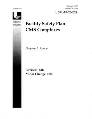 Facility Safety Plan CMS Complexes