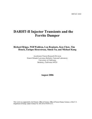 DARHT-II Injector Transients and the Ferrite Damper