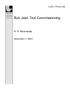 Report: Butt Joint Tool Commissioning
