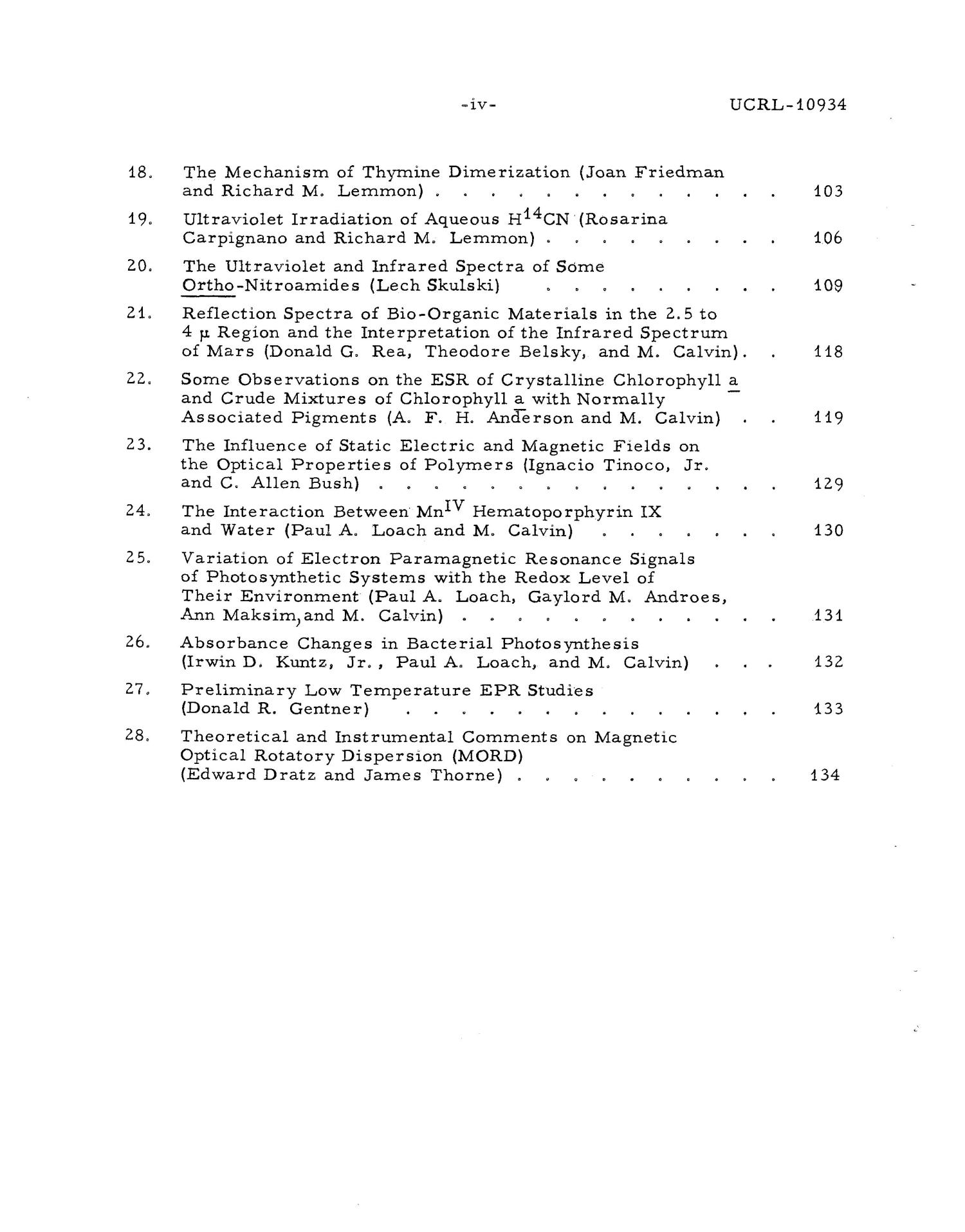 BIO-ORGANIC CHEMISTRY QUARTERLY REPORT. March through05/1963
                                                
                                                    [Sequence #]: 4 of 148
                                                
