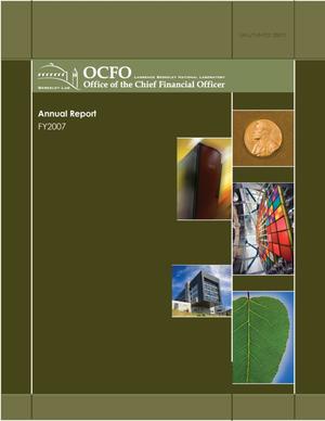 Office of the Chief Financial Officer Annual Report 2007