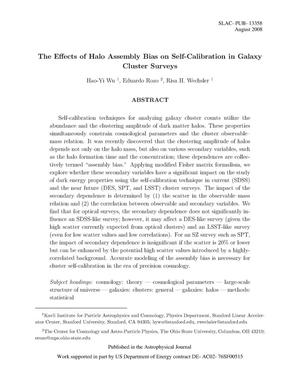 The Effects of Halo Assembly Bias on Self-Calibration in Galaxy Cluster Surveys