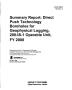 Primary view of SUMMARY REPORT DIRECT PUSH TECHNOLOGY BOREHOLES FOR GEOPHYSICAL LOGGING 200-IS-1 OPERABLE UNIT FY2008