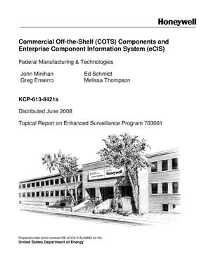 Commercial Off-the-Shelf (COTS) Components and Enterprise Component Information System (eCIS)