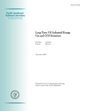 Long-Term US Industrial Energy Use and CO2 Emissions