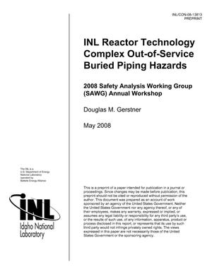 INL Reactor Technology Complex Out-of-Service Buried Piping Hazards