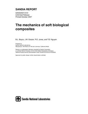 The mechanics of soft biological composites.