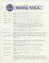 Thumbnail image of item number 2 in: 'Music USA program lists, 1983-1984'.