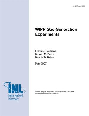 WIPP Gas-Generation Experiments