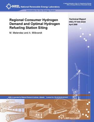 Regional Consumer Hydrogen Demand and Optimal Hydrogen Refueling Station Siting