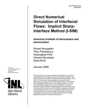 Direct Numerical Simulation of Interfacial Flows: Implicit Sharp-Interface Method (I-SIM)