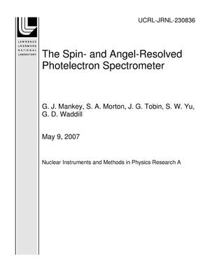 The Spin- and Angel-Resolved Photelectron Spectrometer