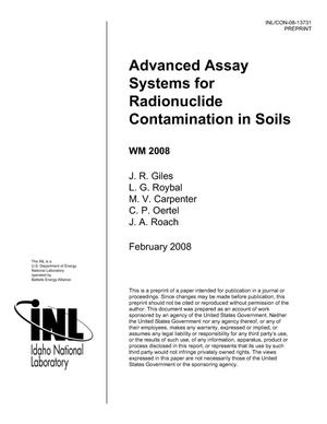 Advanced Assay Systems for Radionuclide Contamination in Soils
