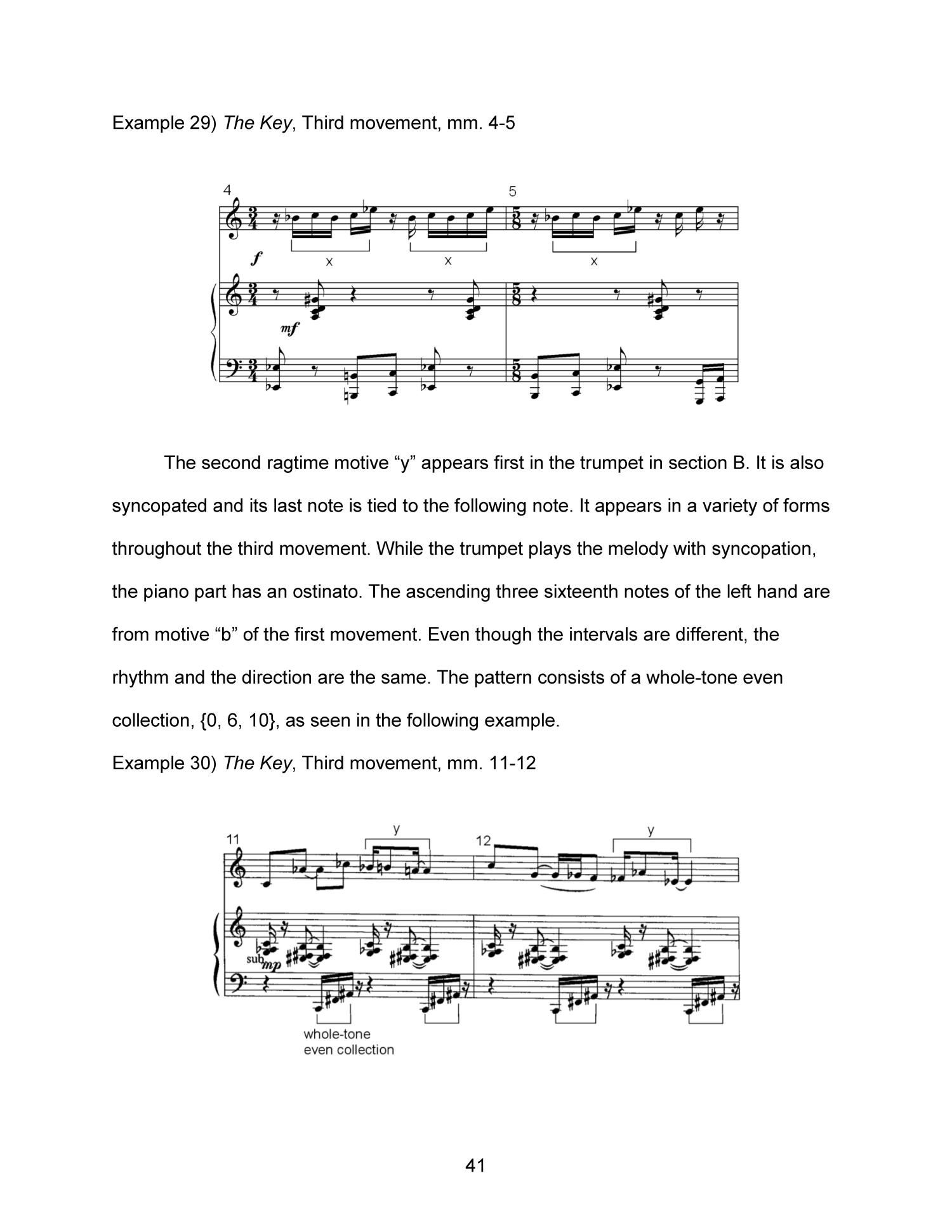 A Stylistic and Analytical Study of The Key for Trumpet and Piano by James Wintle
                                                
                                                    41
                                                