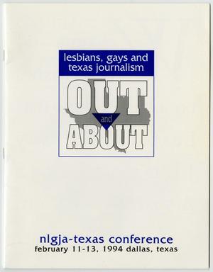[Schedule and program for the lesbians, gays and texas journalism out and about state conference]