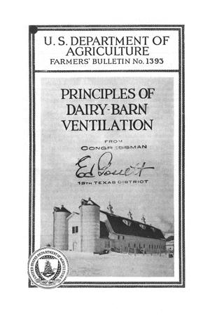 Principles of dairy-barn ventilation.
